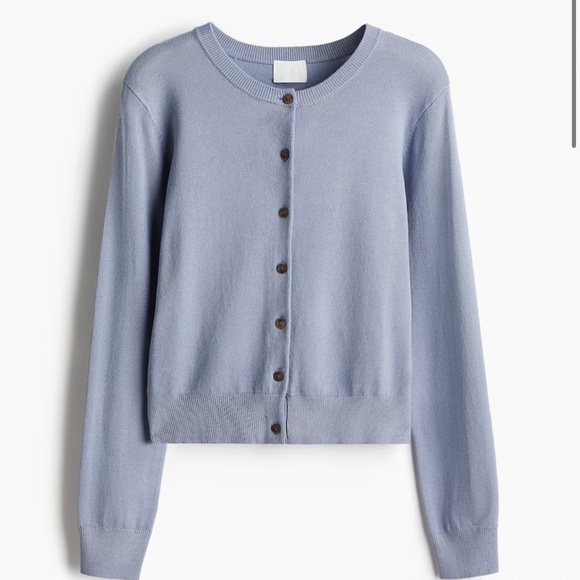 H&M Tops - H&M dusty blue cardigan